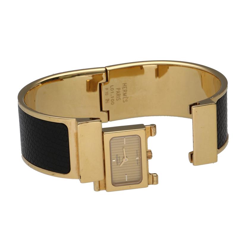 HERMES エルメス HERMES ロケバングルウオッチ レディース クオーツ/ ロケバングルウォッチ/レディース/クオーツ/L01.201//107****/Bランク/37