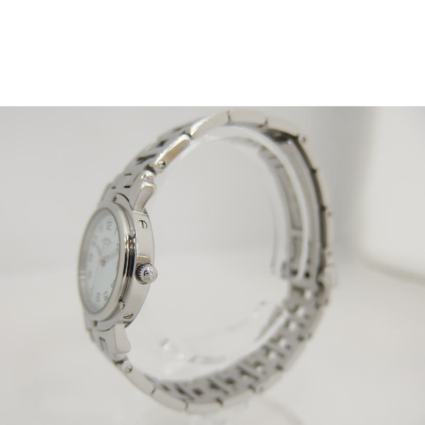 HERMES/クリッパー/白文字盤/クォーツ/CL4.210//1636021/ABランク/82