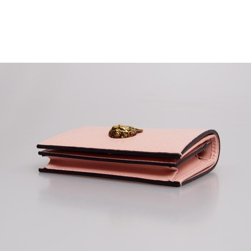 GUCCI グッチ/グッチシマキャットヘッドレザー財布/548057//1147/ABランク/76