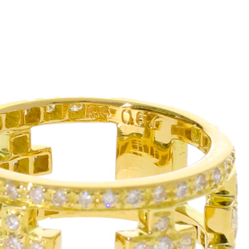 / K18ダイヤリング0.67ct//Aランク/75