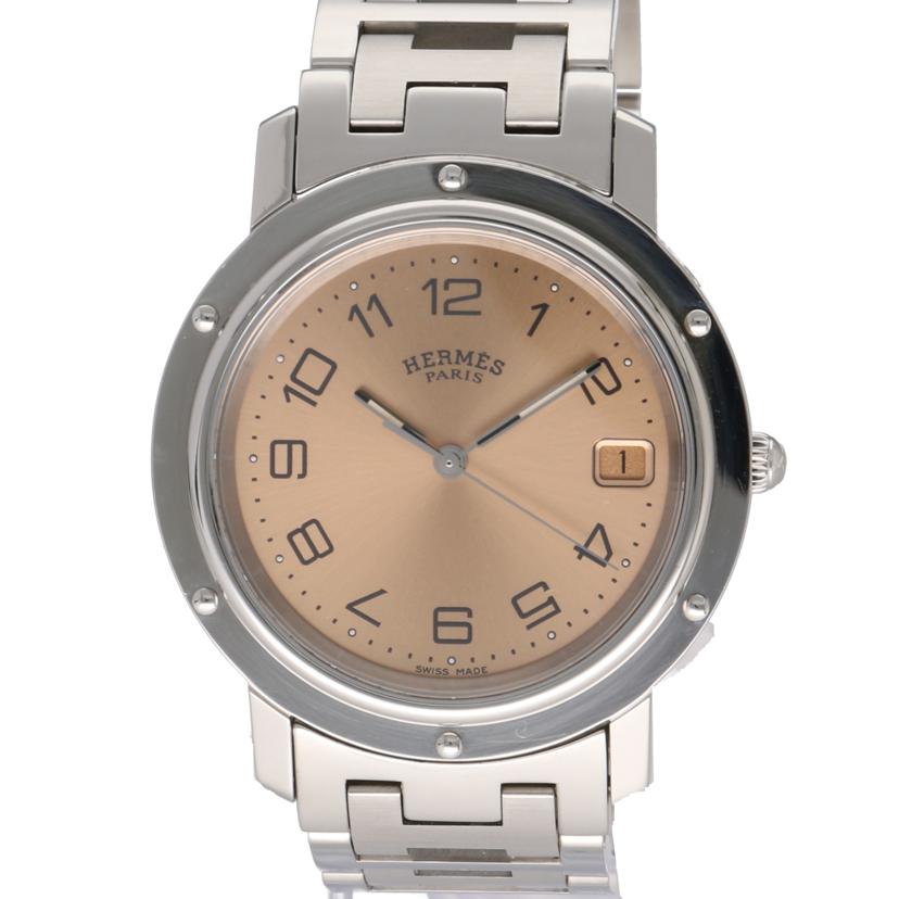 HERMES エルメス/クリッパー・オレンジ/メンズ/クオーツ/CL6.710//165****/ABランク/75