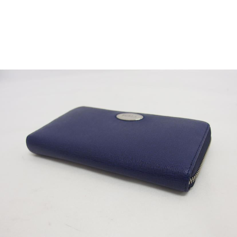 FURLA フルラ/ラウンドファスナー長財布/パープル//Aランク/04