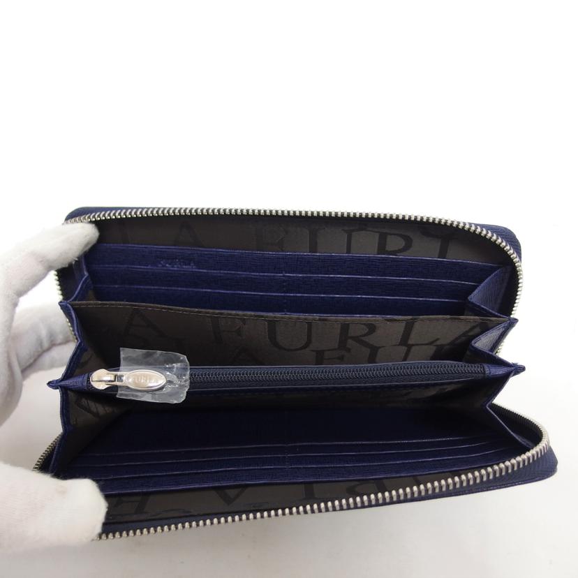 FURLA フルラ/ラウンドファスナー長財布/パープル//Aランク/04