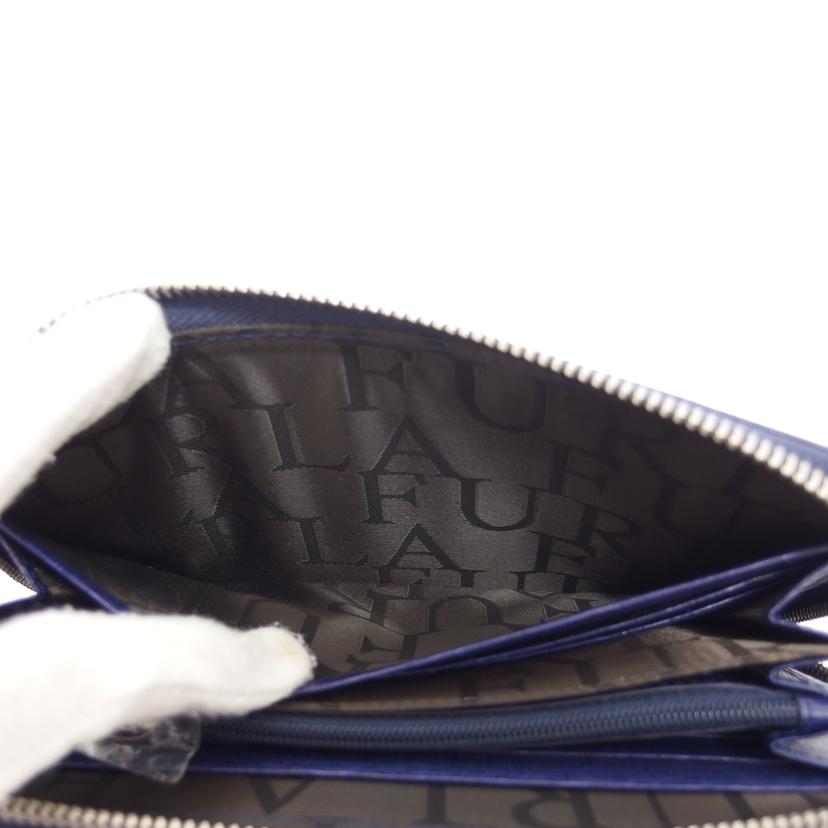 FURLA フルラ/ラウンドファスナー長財布/パープル//Aランク/04