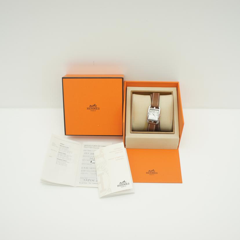 HERMES エルメス/ケープコッド・ドゥブルトゥール/レディース/クオーツ/CC1.210//265****/ABランク/75