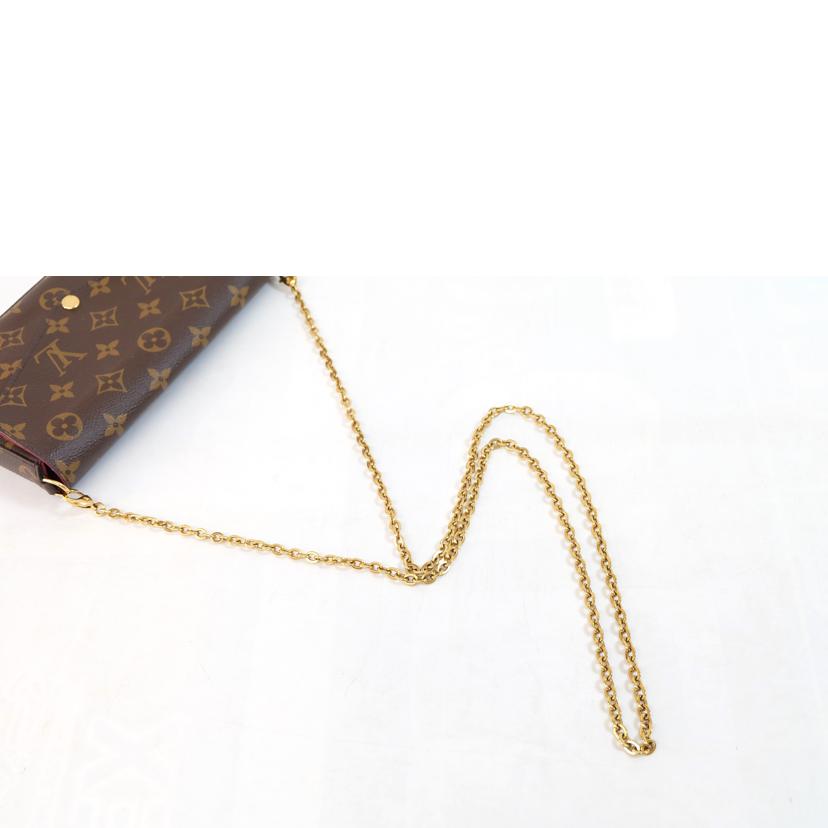 LV ルイヴィトン/ポシェット・フェリーチェ /モノグラ・フーシャ/M61276//MZ2***/Aランク/71