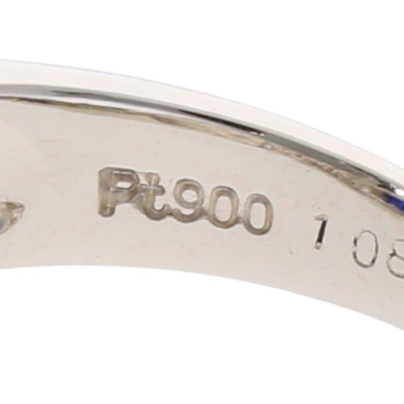 Pt900/PtサファイアダイヤR1.07/0.70#15/8.8g//1.07/0.70/Aランク/75