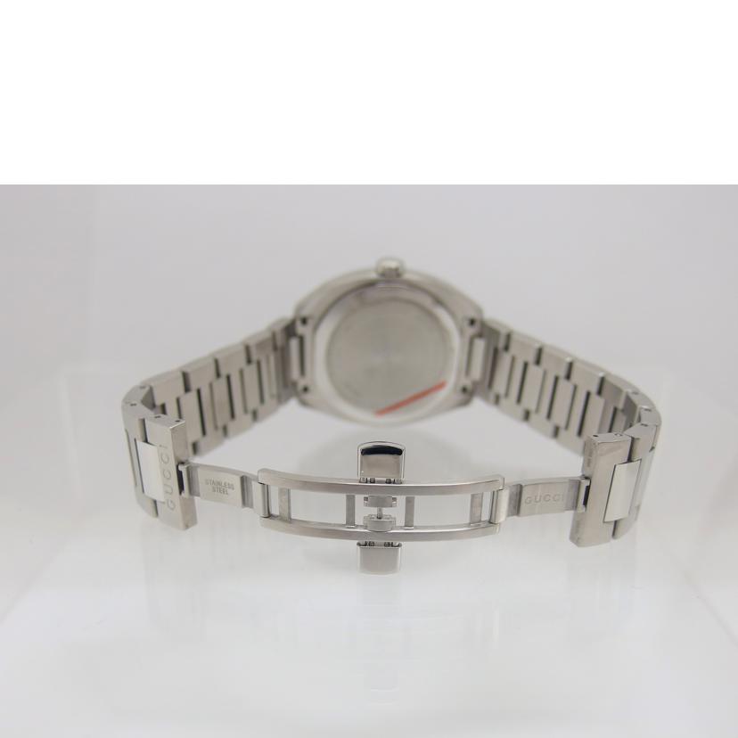 GUCCI グッチ アナログウォッチ メンズ/ブラック文字盤/デイトウォッチ/クォーツ/YA142301(142.3)//166*****/Bランク/04