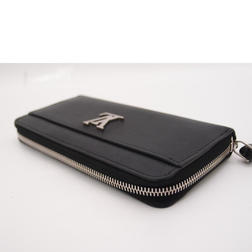 LOUIS VUITTON ルイ・ヴィトン ラウンドファスナー 長財布 シルバー金具 黒 レディース メンズ/ジッピー・ロックミー/トリヨン/ノワール/M62622//UB4198/ABランク/69