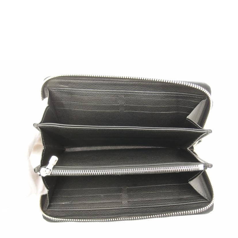 LOUIS VUITTON ルイ・ヴィトン ラウンドファスナー 長財布 シルバー金具 黒 レディース メンズ/ジッピー・ロックミー/トリヨン/ノワール/M62622//UB4198/ABランク/69