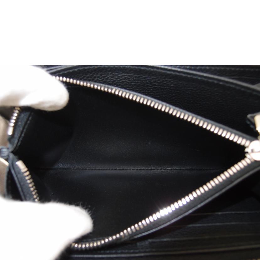 LOUIS VUITTON ルイ・ヴィトン ラウンドファスナー 長財布 シルバー金具 黒 レディース メンズ/ジッピー・ロックミー/トリヨン/ノワール/M62622//UB4198/ABランク/69