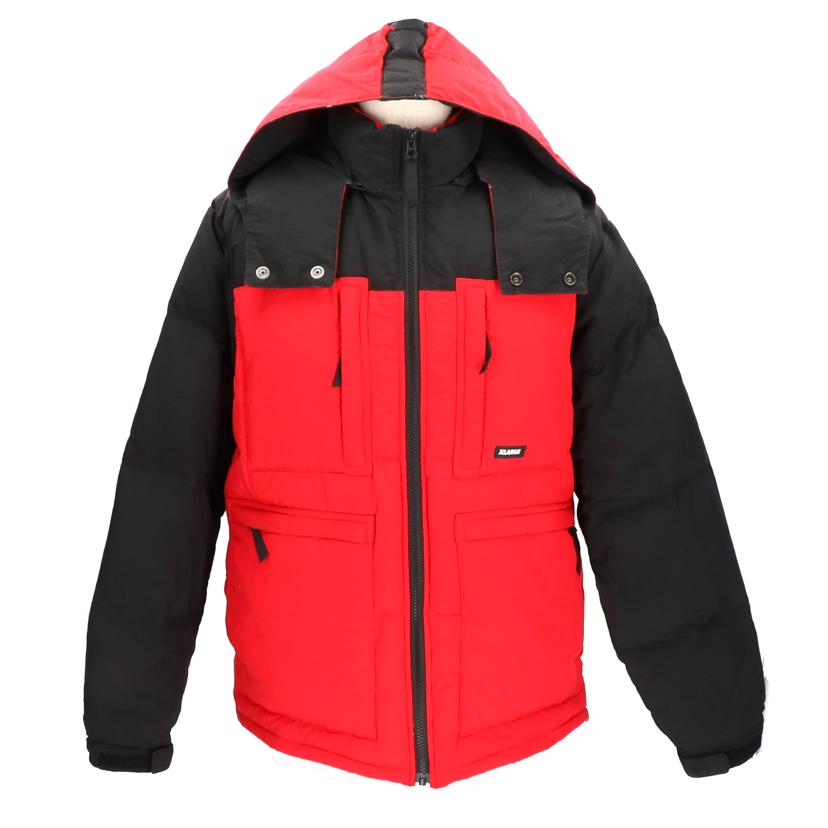 XLARGE/X-LARGE ダウンジャケット・M・RD/BK/01194502//Bランク/75