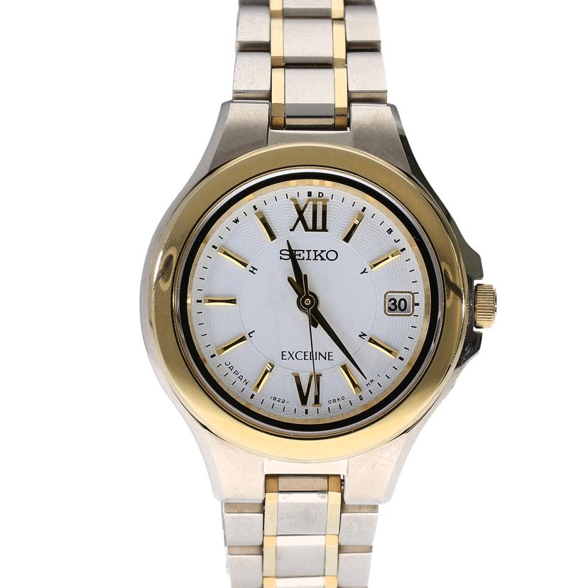 SEIKO セイコー SEIKO エクセリーヌ・チタニウム レディース 電波ソーラー/エクセリーヌ・チタニウム/レディース/電波ソーラー/SWCW036//520***/ABランク/37