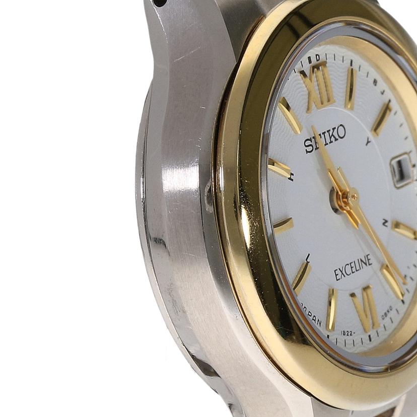 SEIKO セイコー SEIKO エクセリーヌ・チタニウム レディース 電波ソーラー/エクセリーヌ・チタニウム/レディース/電波ソーラー/SWCW036//520***/ABランク/37