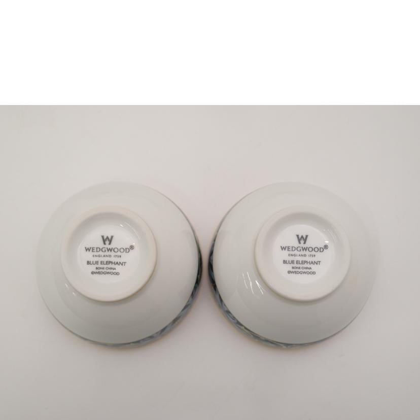 WEDGWOOD ウェッジウッド/ジャパニーズカップ&ソーサー(ペア)/BLUE ELEPHANT//SAランク/69