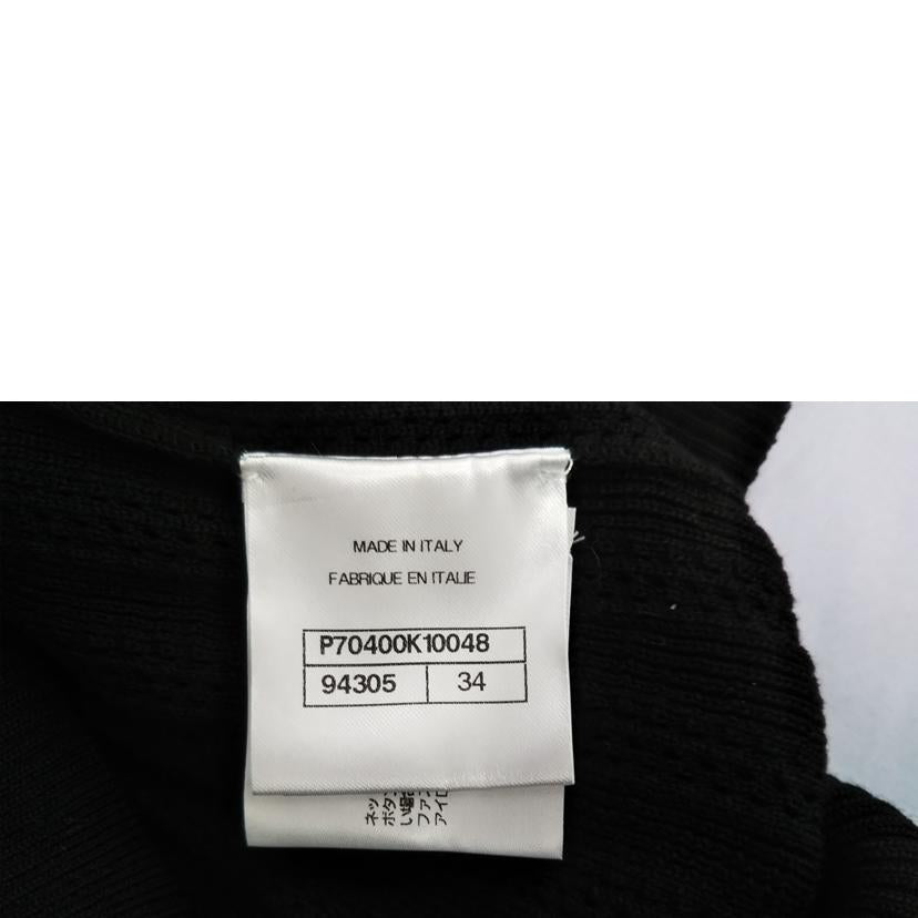 CHANEL シャネル/CHANEL ココマークニット トップス 黒 未使用/P70400K10048 //SAランク/07