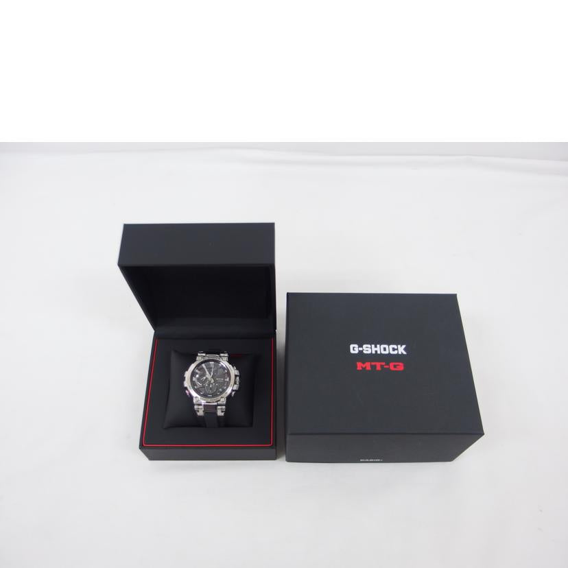 CASIO カシオ/G-SHOCK/MT-Gスマートフォンリンク/電波ソーラー/MTG-B1000-1AJF//201343A0041/Aランク/04
