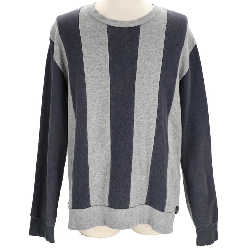 DISCOVERED/DISCOVERED ストライプスウェット・GR//Bランク/75