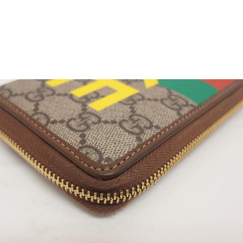 GUCCI グッチ/FAKE/NOT GGスプリーム/ラウンドファスナー長財布/636169//203887/ABランク/04