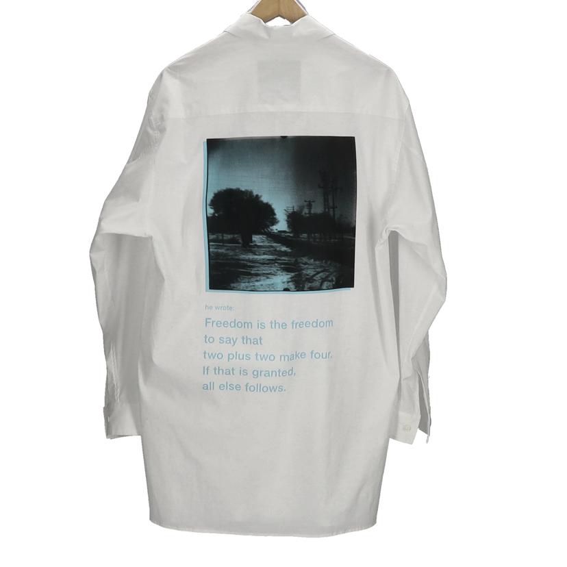 soe READY TO WEAR/soe READY TO WEAR ロング丈シャツ・WH//ABランク/75