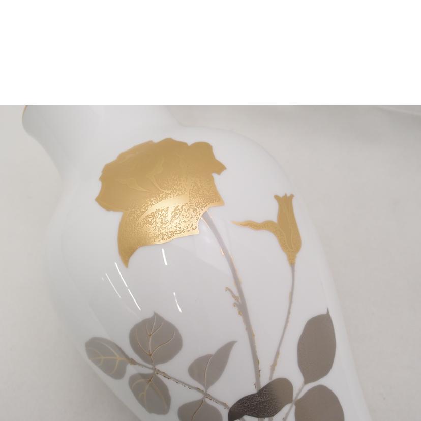 OKURA 大倉陶苑/金蝕バラ 36cm花器 フラワーベース/花瓶//Aランク/69