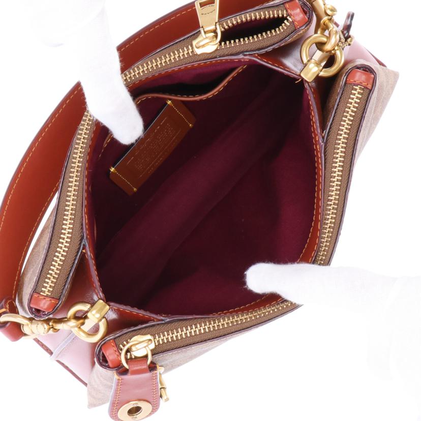 COACH コーチ/ダブルジップショルダーバッグ/C0696//C22**/ABランク/09