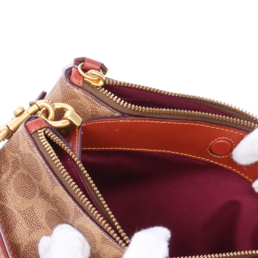 COACH コーチ/ダブルジップショルダーバッグ/C0696//C22**/ABランク/09