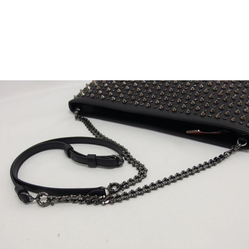 C.Louboutin クリスチャンルブタン/ルビポッシュ/2WAYショルダーバッグ/ブラック/1155049//Aランク/04