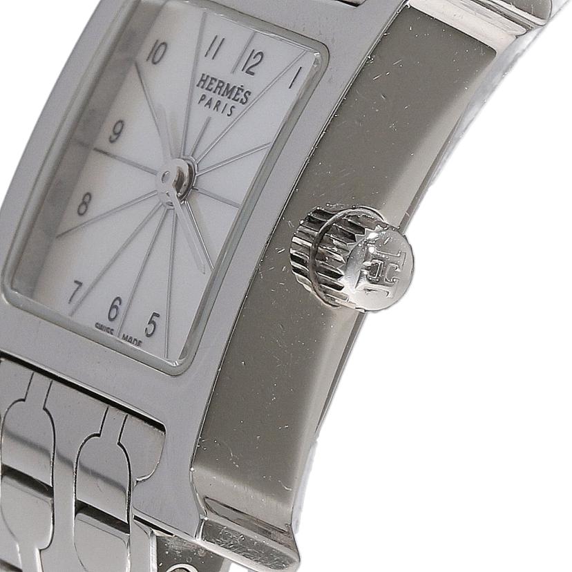 HERMES エルメス HERMES Hウォッチ・ミニ・ピンクシェル レディース クオーツ/Hウォッチ・ミニ・ピンクシェル/レディース/クオーツ/HH1.110//264****/ABランク/37