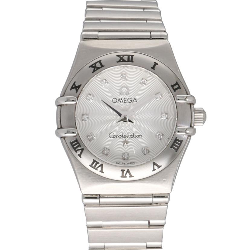 OMEGA オメガ 腕時計 白文字盤/コンステレーションミニ・12Pダイヤ/レディース/クオーツ/1562.36//585*****/Bランク/75