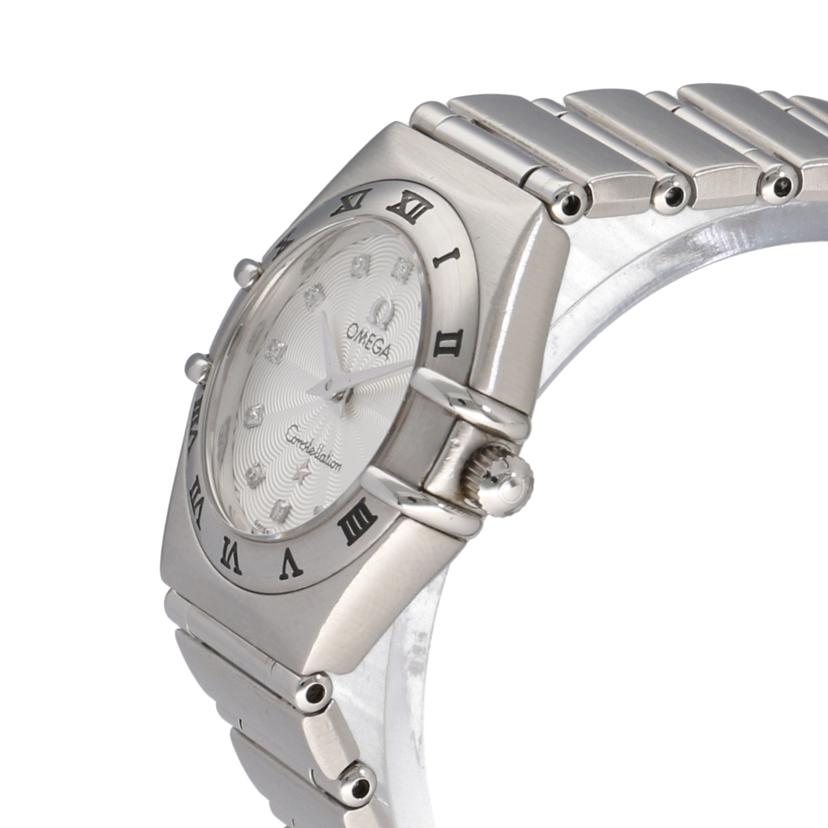 OMEGA オメガ 腕時計 白文字盤/コンステレーションミニ・12Pダイヤ/レディース/クオーツ/1562.36//585*****/Bランク/75