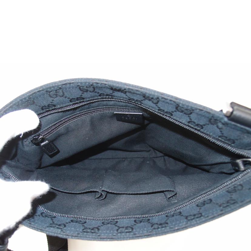 GUCCI グッチ ショルダー メッセンジャー 斜め掛け 黒 メンズ レディース/GGキャンバスショルダー/ブラック/256100//213048/SAランク/69
