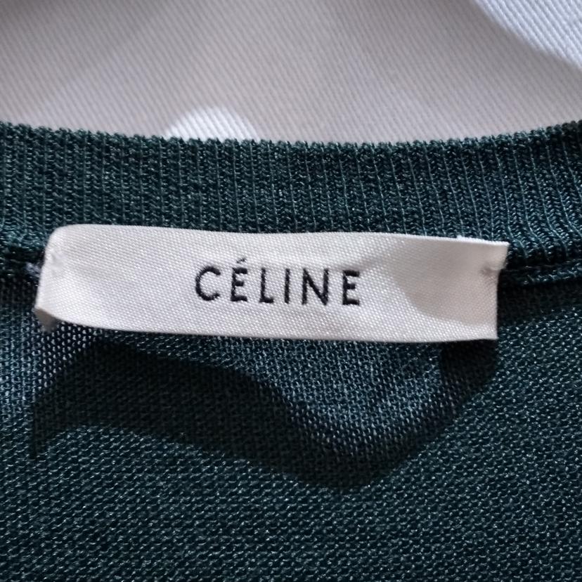 CELINE /CELINE フィービー期 ノースリーブ トップス グリーン //Aランク/94