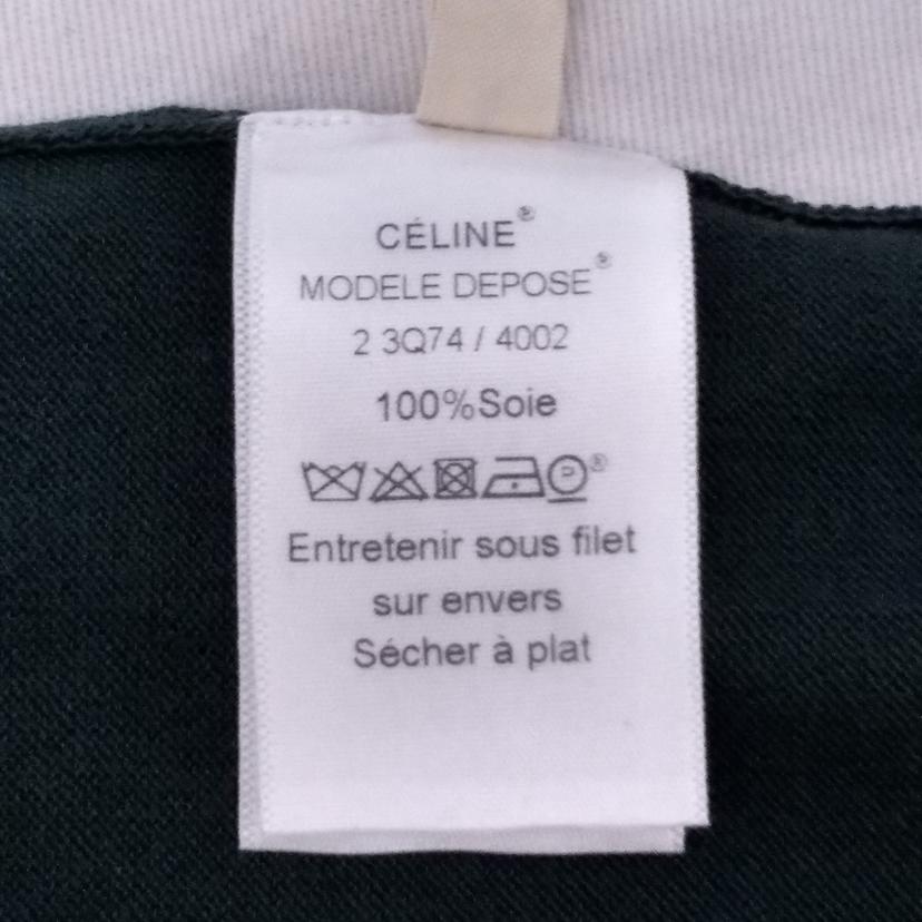 CELINE /CELINE フィービー期 ノースリーブ トップス グリーン //Aランク/94