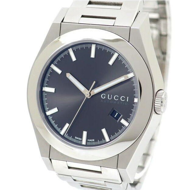 GUCCI グッチ/パンテオン/オートマチック 腕時計 自動巻き ダークグレー/YA115201//169*****/Aランク/65