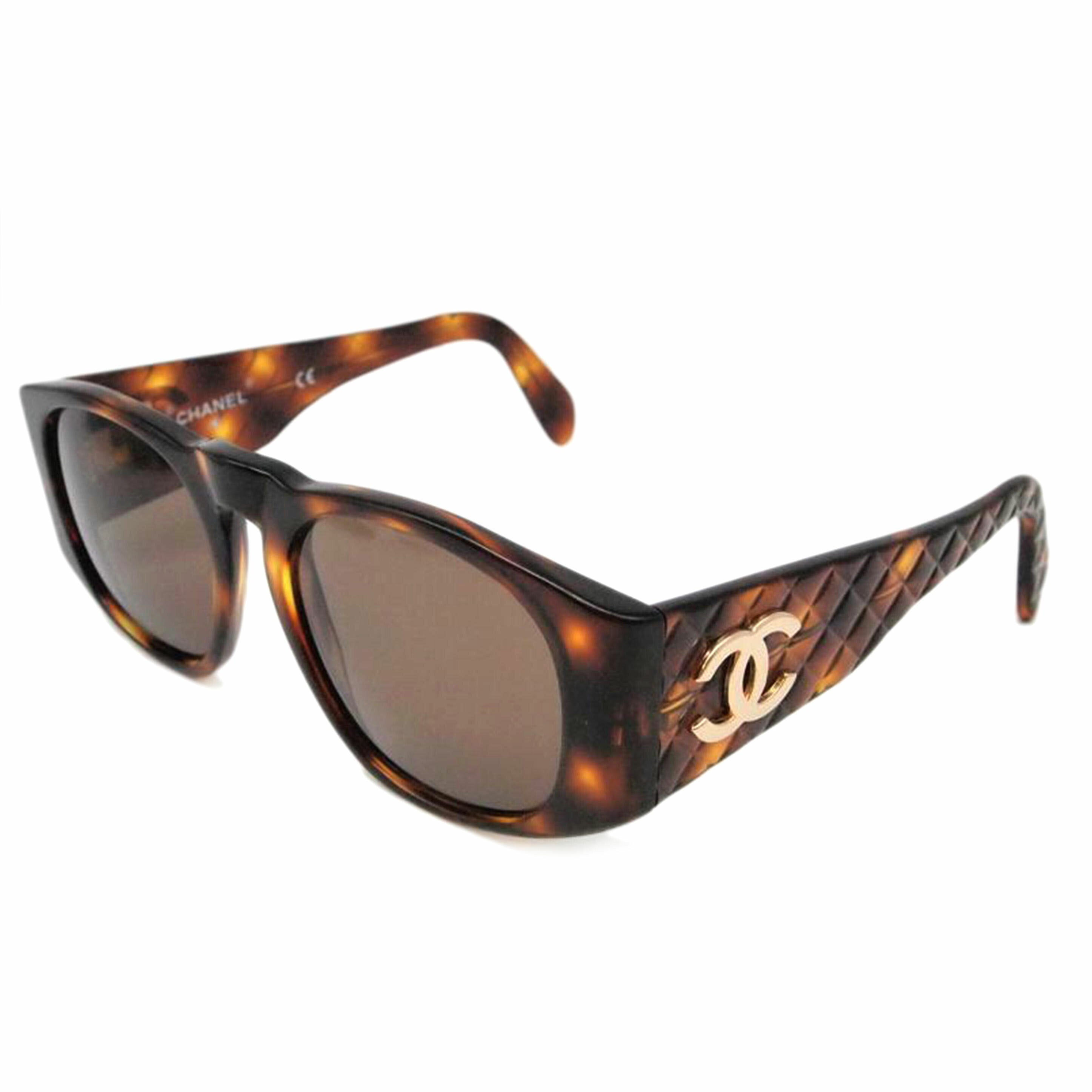 CHANEL シャネル/マトラッセココマークサングラス/ブラウン/01450 91235//Bランク/13