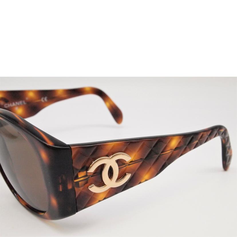 CHANEL シャネル/マトラッセココマークサングラス/ブラウン/01450 91235//Bランク/13