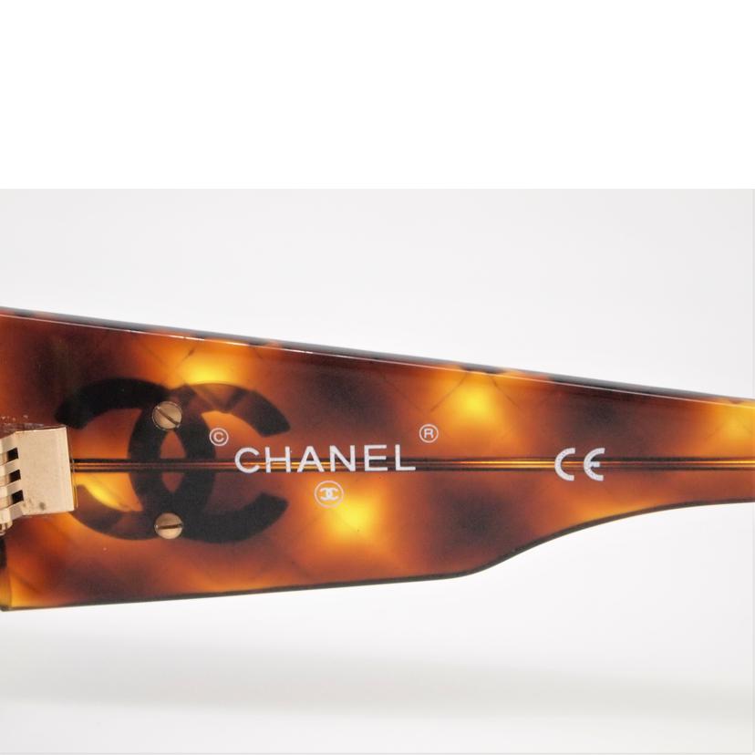 CHANEL シャネル/マトラッセココマークサングラス/ブラウン/01450 91235//Bランク/13