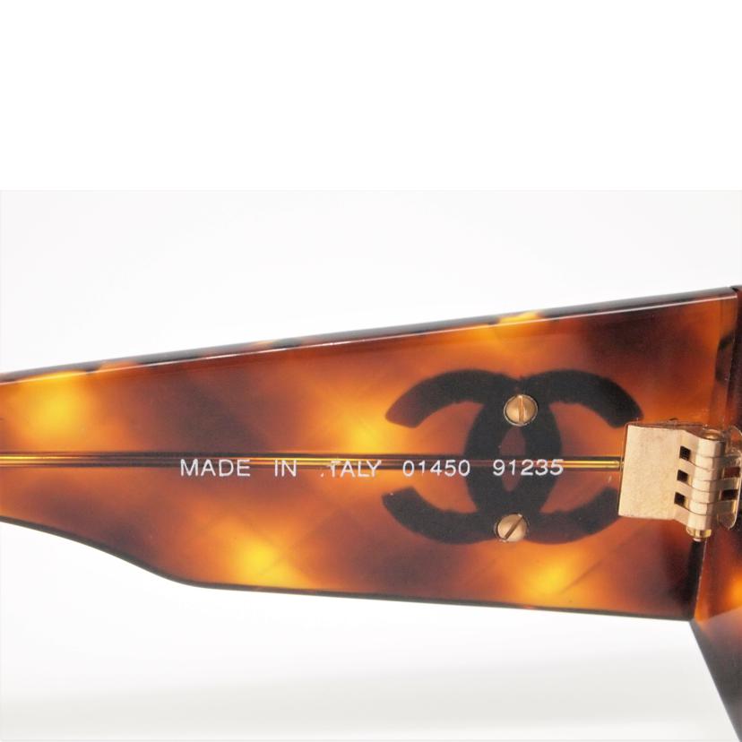 CHANEL シャネル/マトラッセココマークサングラス/ブラウン/01450 91235//Bランク/13