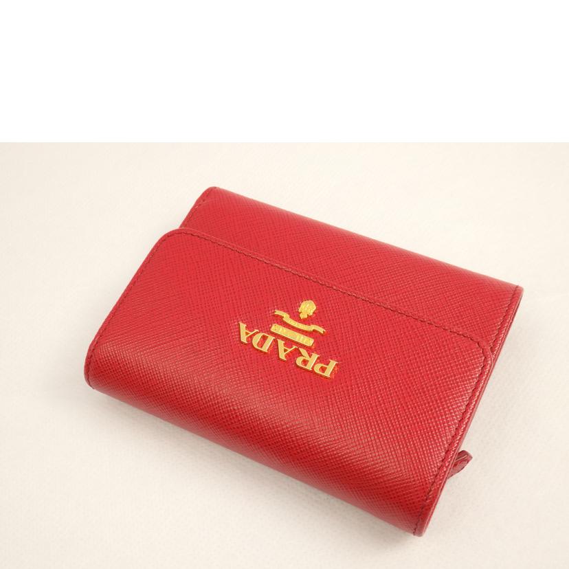 PRADA プラダ/サフィアーノコンパクトジップ/1MV204//ABランク/62