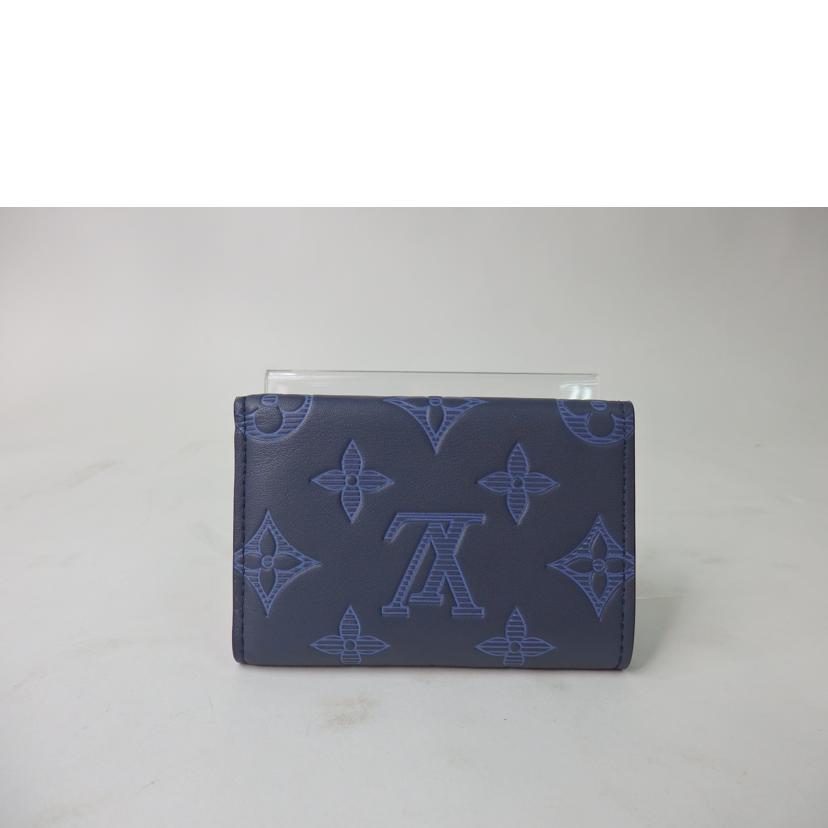 LV ルイヴィトン/ディスカバリー・コンパクトウォレット/モノグラム・シャドウ/ネイビーブルー/M80424//UB0281/SAランク/84