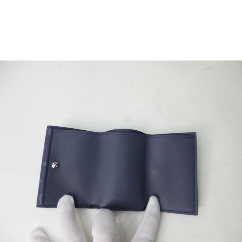 LV ルイヴィトン/ディスカバリー・コンパクトウォレット/モノグラム・シャドウ/ネイビーブルー/M80424//UB0281/SAランク/84