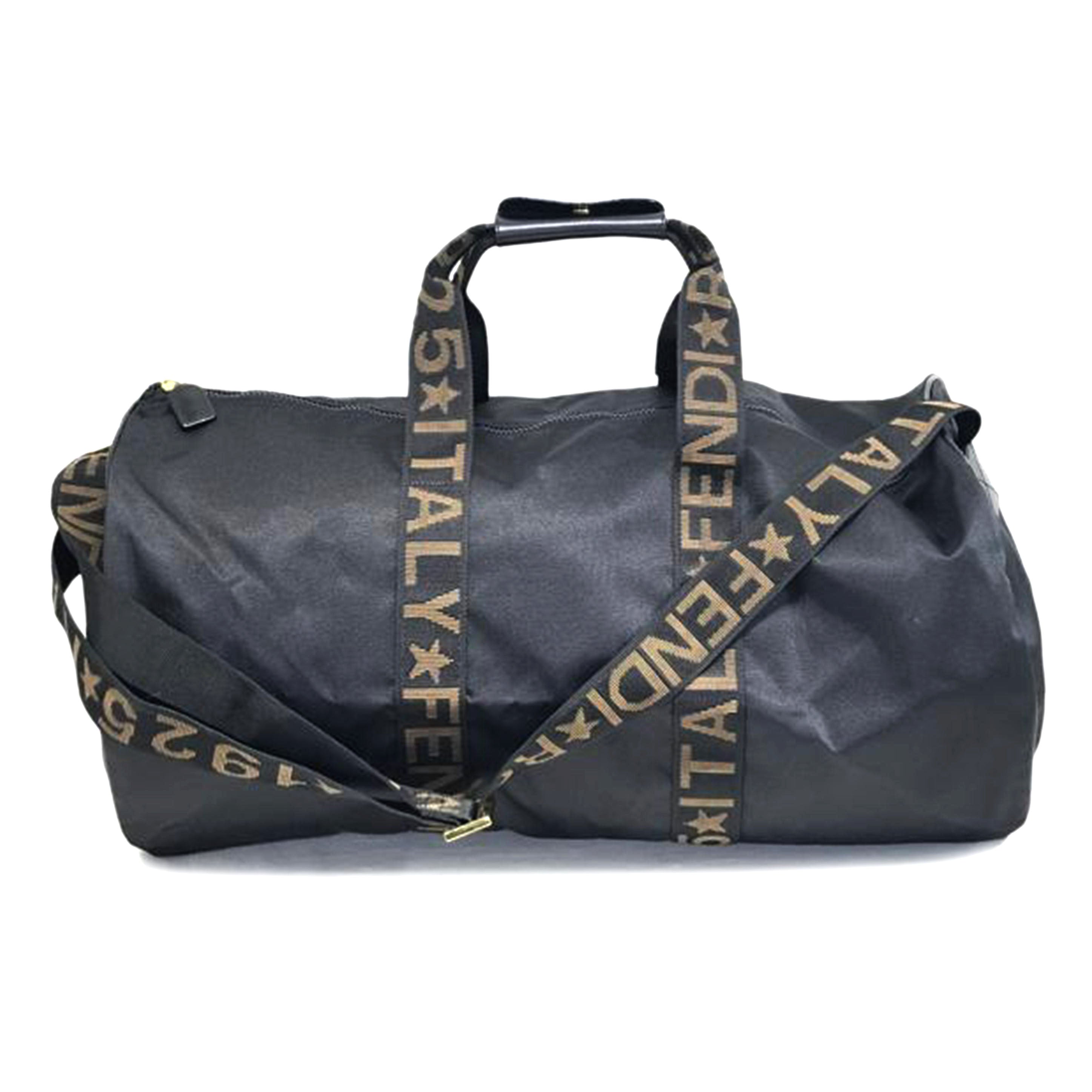 FENDI フェンディ/ロゴライン 2WAYボストンバッグポーチ付き/2305.26420.089//ABランク/51