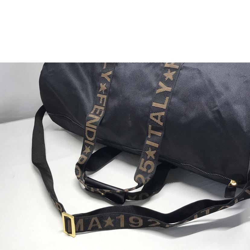 FENDI フェンディ/ロゴライン 2WAYボストンバッグポーチ付き/2305.26420.089//ABランク/51