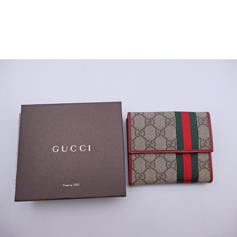 GUCCI グッチ/GGプラスWホック財布/282472//534638/Aランク/93