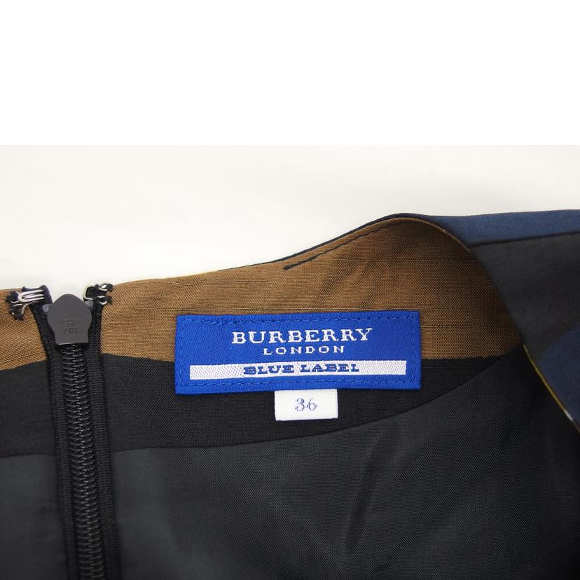BURBERRY バーバリー/BLUE LABELブルーレーベル/半袖ボーダー柄ワンピース//Aランク/04