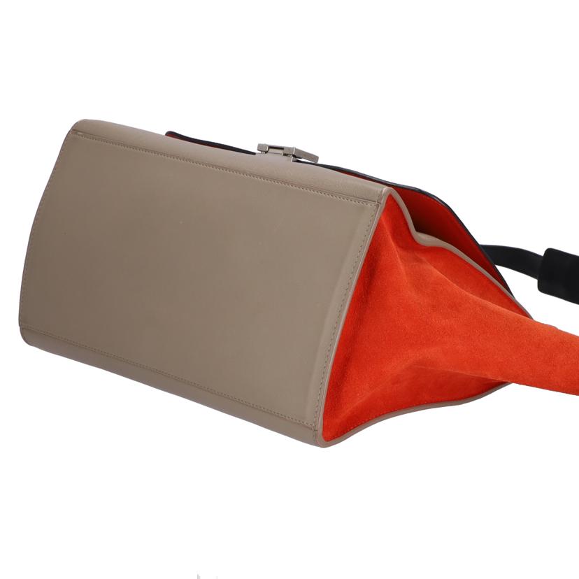 CELINE セリーヌ CELINE トラベラーズ ブラック×レッド×グレー系 ショルダーバッグ/トラベラーズ/ブラック×レッド×グレー系//Bランク/37