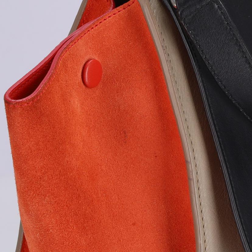 CELINE セリーヌ CELINE トラベラーズ ブラック×レッド×グレー系 ショルダーバッグ/トラベラーズ/ブラック×レッド×グレー系//Bランク/37