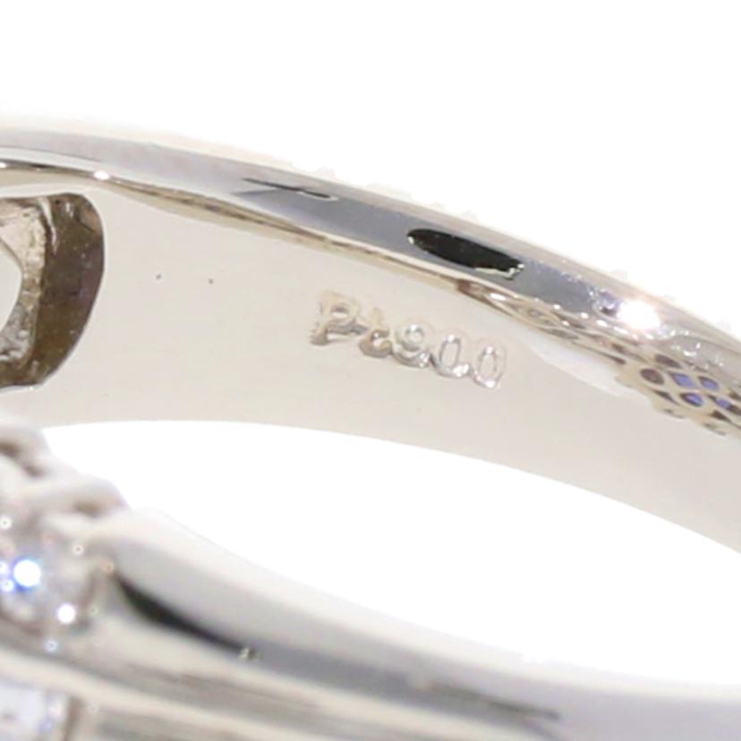 /◎ Pt900スターサファイアダイヤリング2.05/D1.01ct//Aランク/75