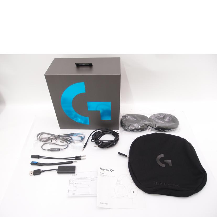 Logicool ロジクール/ゲーミングヘッドセット/G433BK//-/ABランク/69